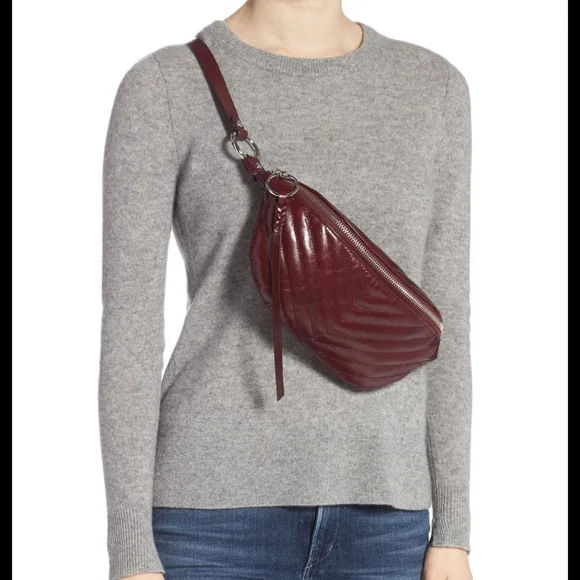 NWOT Rebecca Minkoff Edie Large Leather Sling Bag - Picture 6 of 6